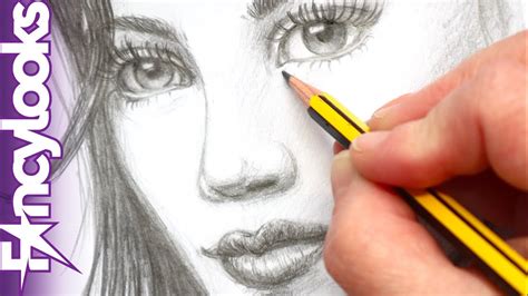 dibujar el rostro de una mujer|como dibujar a lapiz.